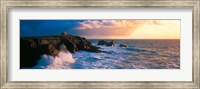 Stormy Weather on Quiberon Coast, Morbihan, Brittany, France Fine Art Print