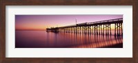 Balboa Pier at sunset, Newport Beach, Orange County, California, USA Fine Art Print