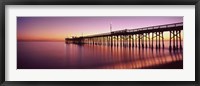 Balboa Pier at sunset, Newport Beach, Orange County, California, USA Fine Art Print