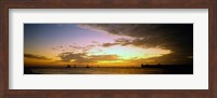 Key West Sea at Sunset, Monroe County, Florida Fine Art Print