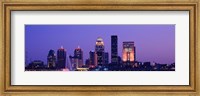 Night Skyline Louisville KY Fine Art Print