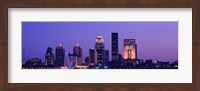Night Skyline Louisville KY Fine Art Print