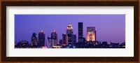 Night Skyline Louisville KY Fine Art Print