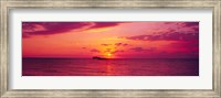 Sunset over Cat Island, Bahamas Fine Art Print