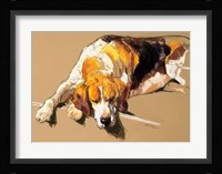 Hound in a Kennel (LE) Fine Art Print