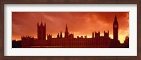 Houses of Parliament, London, England Fine Art Print