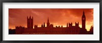 Houses of Parliament, London, England Fine Art Print