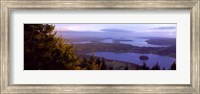 Campbell Lake and Whidbey Island, WA Fine Art Print