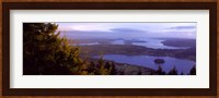 Campbell Lake and Whidbey Island, WA Fine Art Print