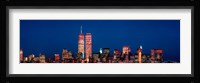New York City Skyline with World Trade Center Fine Art Print