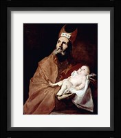 Saint Simeon with the Christ child Fine Art Print