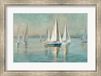 Sailboats at Sunrise Fine Art Print