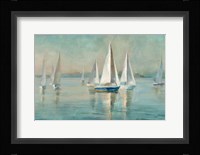 Sailboats at Sunrise Fine Art Print