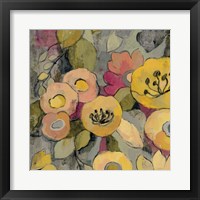 Yellow Floral Duo II Framed Print