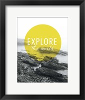 Explore the World Framed Print