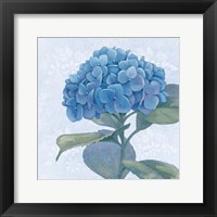 Blue Hydrangea IV Crop Framed Print