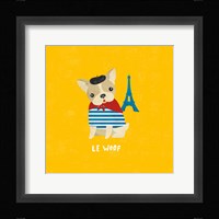 Good Dogs French Bulldog Bright Framed Print