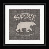 Soft Lodge I Dark Framed Print