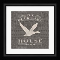 Soft Lodge II Dark Framed Print