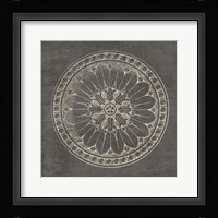 Rosette I Gray Fine Art Print