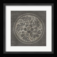 Rosette II Gray Fine Art Print