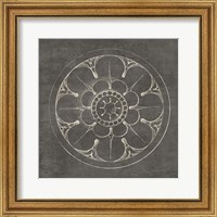 Rosette III Gray Fine Art Print