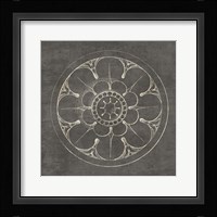 Rosette III Gray Fine Art Print