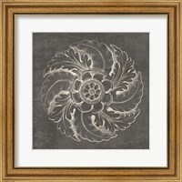 Rosette IV Gray Fine Art Print