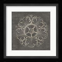 Rosette VI Gray Fine Art Print