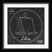 Night Sky Libra Framed Print