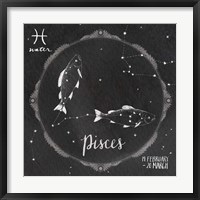 Night Sky Pisces Framed Print
