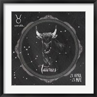 Night Sky Taurus Framed Print