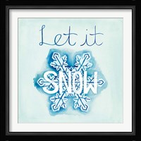 Snowflake Sayings I Framed Print