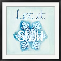 Snowflake Sayings I Framed Print