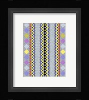Vintage Stripe III Framed Print