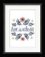 Flowers by Grace I Framed Print