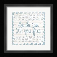 Coastal Inspire III Framed Print