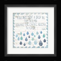 Coastal Inspire IV Framed Print