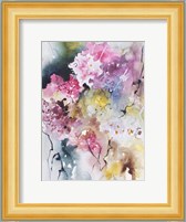 Blooms Aquas III Fine Art Print