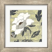 Woodgrain Peony II Fine Art Print