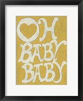 Oh Baby, Baby Framed Print