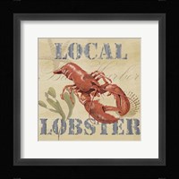 Wild Caught Lobster Framed Print