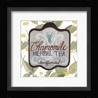 Tea Label IV Framed Print