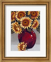 Vase of Sunflowers II Fine Art Print