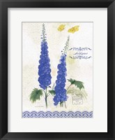 Flower Study on Lace VIII Framed Print