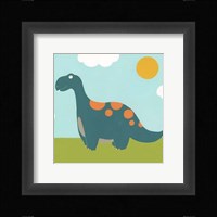 Playtime Dino III Framed Print
