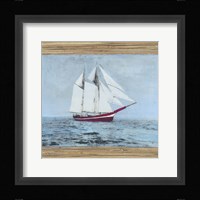 Seagrass Nautical I Framed Print