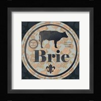 Cheese Label I Framed Print