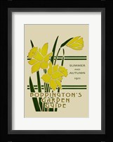 Boddington's Garden Guide I Framed Print