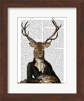 Deer in Chair Fine Art Print